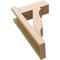 Ekena Millwork 5 1/2-in W x 12-in D x 20-in H Funston Block Rough Cedar Woodgrain TimberThane Outlooker, Primed Tan OUTUR055X12X20FST44RCPR - alternate 6